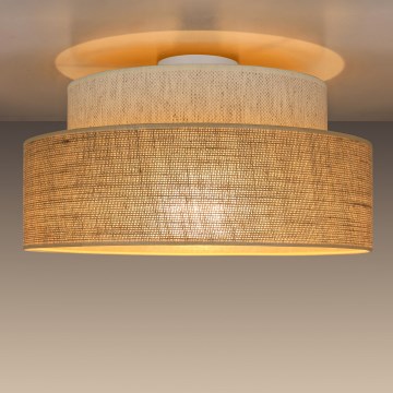 Stropna svetilka BOHO 1xE27/60W/230V krem barva/bež