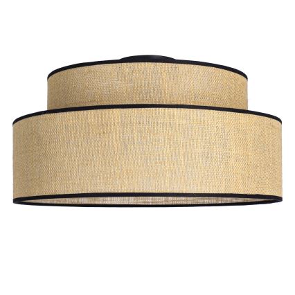 Stropna svetilka BOHO 1xE27/60W/230V pr. 40 cm bež