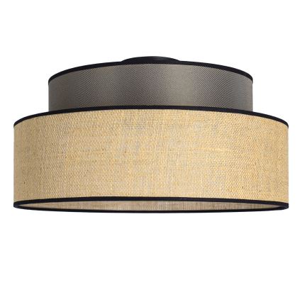 Stropna svetilka BOHO 1xE27/60W/230V rjava/bež
