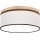 Stropna svetilka BOHO 2xE27/25W/230V, premer 38 cm, hrast