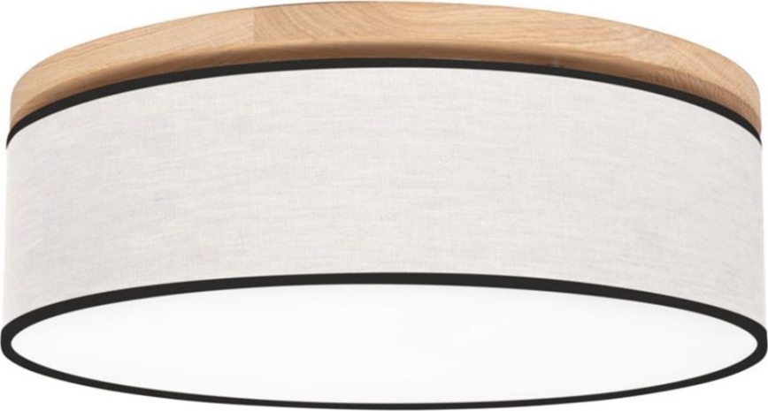 Stropna svetilka BOHO 3xE27/25W/230V, premer 48 cm, hrast