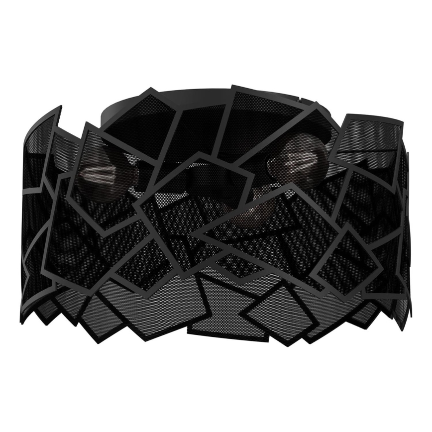 Stropna svetilka CAMO 3xE27/15W/230V črna