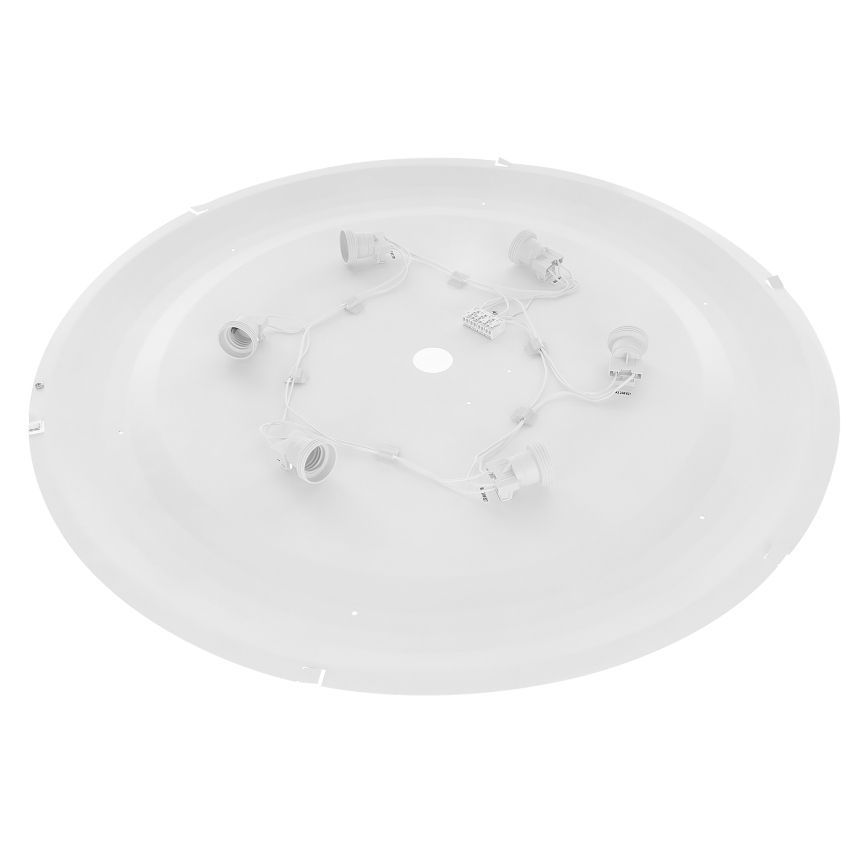 Stropna svetilka CLEO 6xE27/24W/230V pr. 78 cm siva