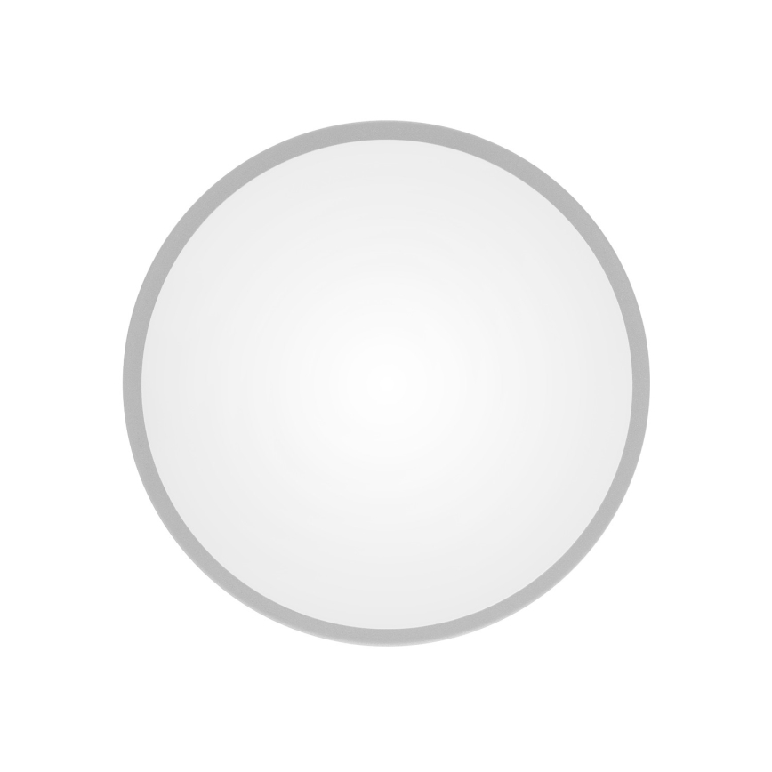 Stropna svetilka s senzorjem gibanja in senzorjem mraka CLEO 2xE27/24W/230V, premer 30 cm, siva