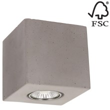 Stropna svetilka CONCRETEDREAM 1xGU10/6W/230V beton - FSC certifikat