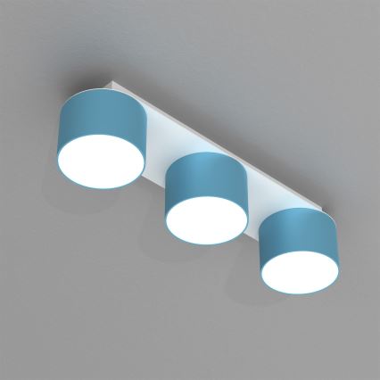 Stropna svetilka DIXIE 3xGX53/11W/230V modra