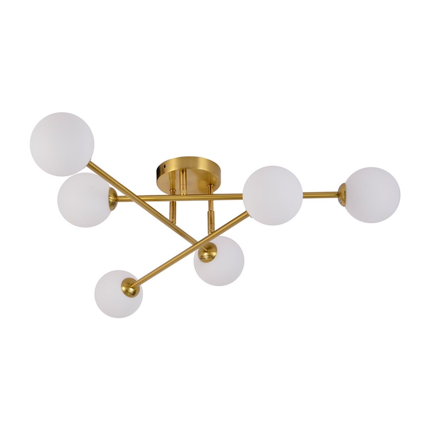 Stropna svetilka DORADO 6xG9/28W/230V, zlata