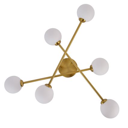 Stropna svetilka DORADO 6xG9/28W/230V, zlata