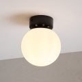Stropna svetilka ELIAS 1xE14/5W/230V Ø 13 cm črna/bela