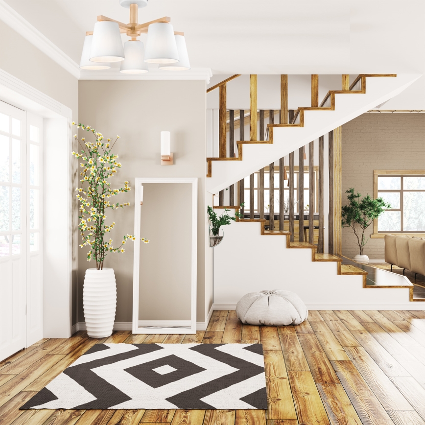 Stropna svetilka ELLIE 5xE27/60W/230V bela/buk