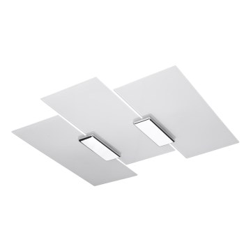 Stropna svetilka FABIANO 3xE27/60W/230V bela/sijajni krom