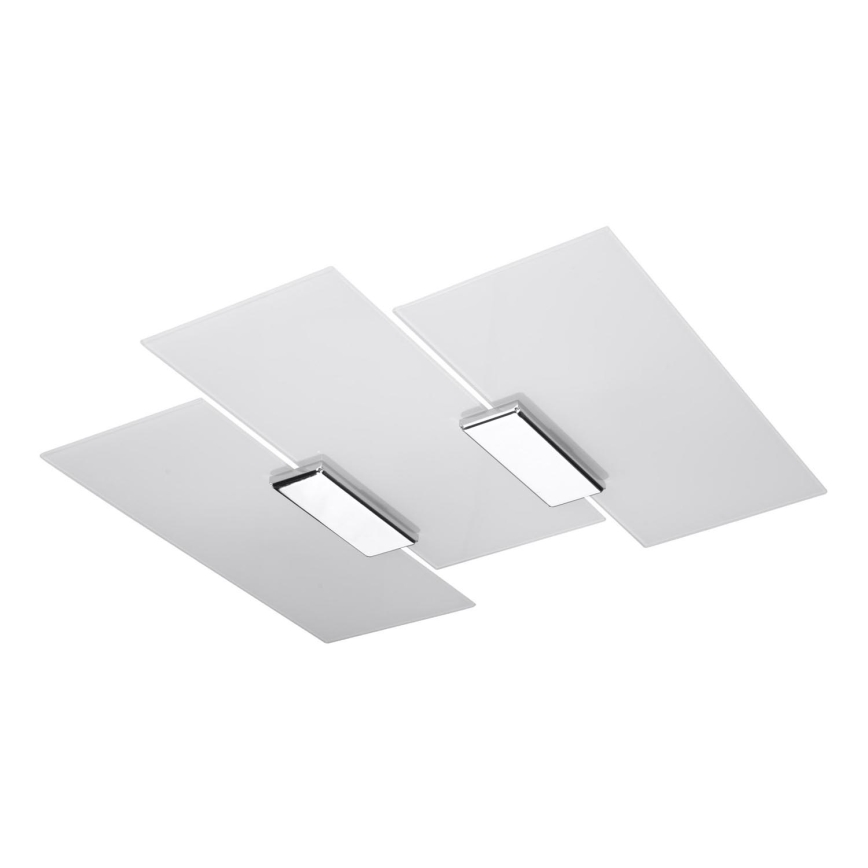 Stropna svetilka FABIANO 3xE27/60W/230V bela/sijajni krom