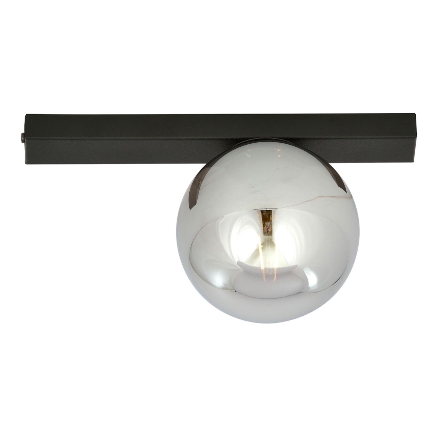 Stropna svetilka FIT 1xE14/10W/230V črna/siva