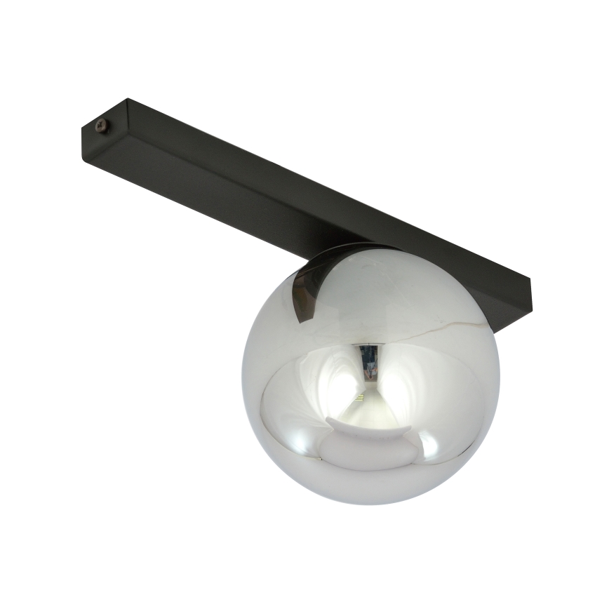 Stropna svetilka FIT 1xE14/10W/230V črna/siva