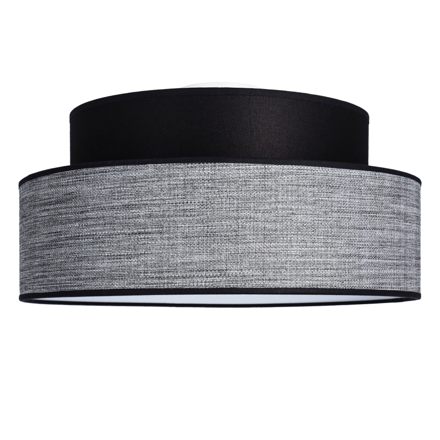 Stropna svetilka GRACE 1xE27/60W/230V črna/siva