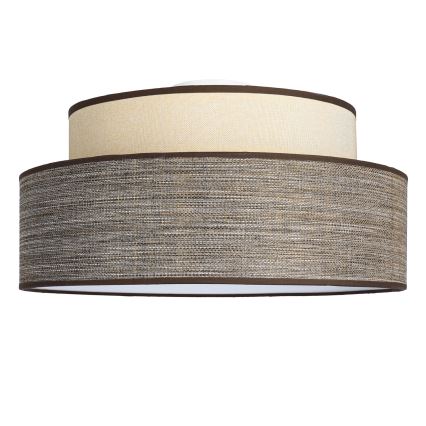 Stropna svetilka GRACE 1xE27/60W/230V krem barva/rjava