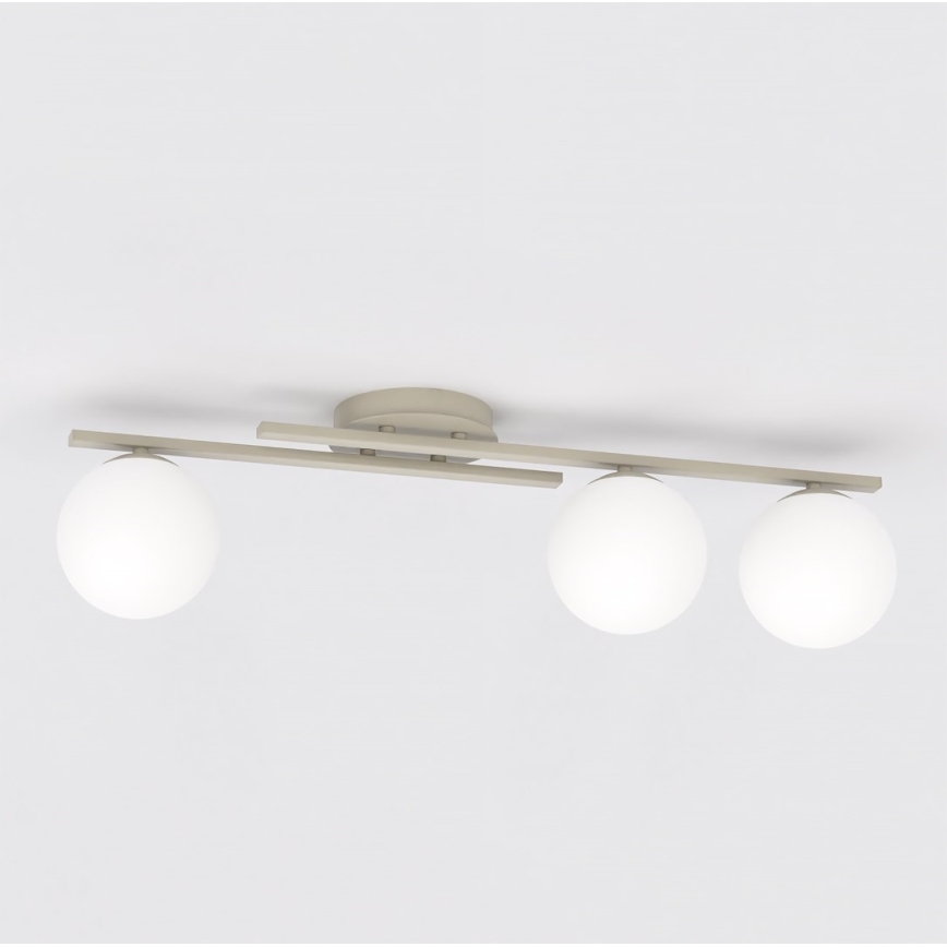 Stropna svetilka KAIRO 3xE14/10W/230V bež