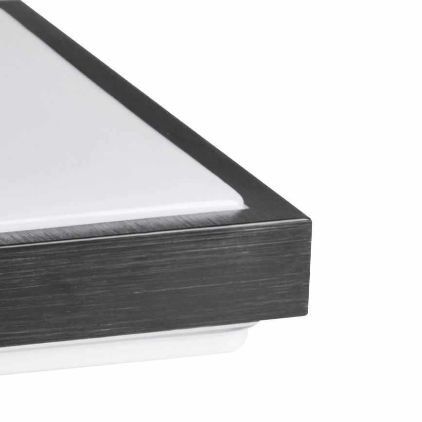 Stropna svetilka KAZIMIERZ 2xE27/20W/230V 29,5x29,5 cm črna