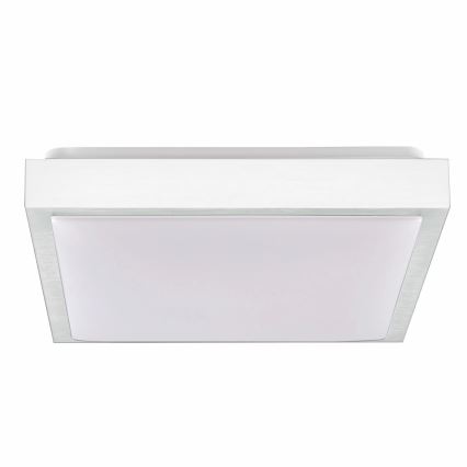 Stropna svetilka KAZIMIERZ 2xE27/20W/230V 29,5x29,5 cm srebrna