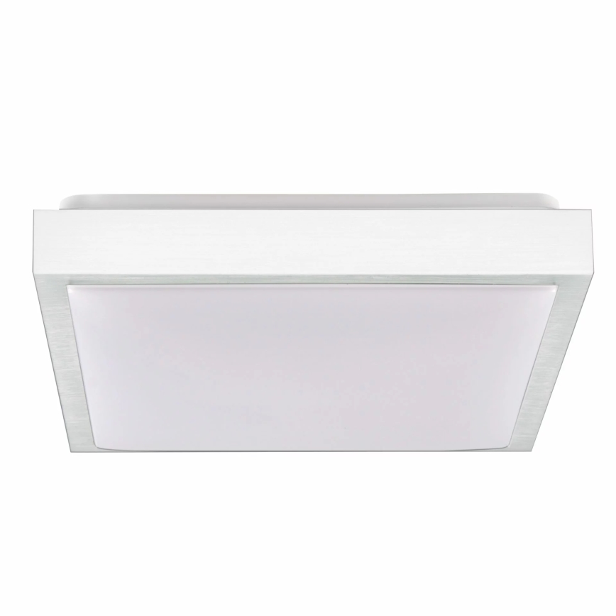 Stropna svetilka KAZIMIERZ 2xE27/20W/230V 29,5x29,5 cm srebrna