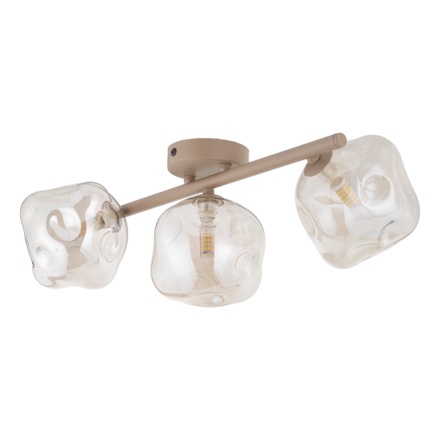 Stropna svetilka LAVA 3xG9/8W/230V, bežna/dimljeno bežna