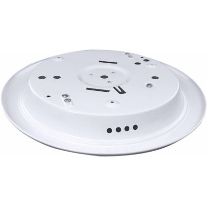 Stropna svetilka MANA s senzorjem gibanja in mraka, 2xE27/40W/230V, premer 30 cm, bela