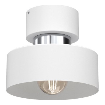 Stropna svetilka MARTI 1xE27/15W/230V bela/sijajni krom