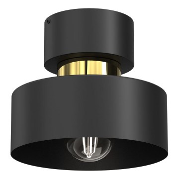 Stropna svetilka MARTI 1xE27/15W/230V črna/zlata