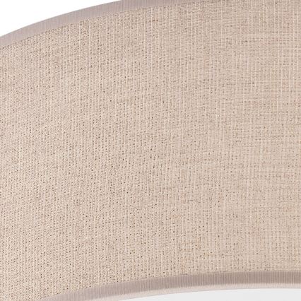 Stropna svetilka MONTE 1xE27/60W/230V pr. 35 cm rjava
