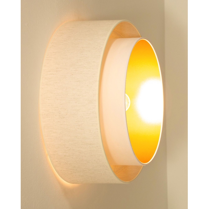 Stropna svetilka NATIA 1xE27/60W/230V premer 45 cm bela