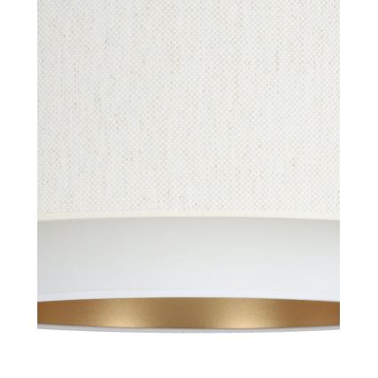 Stropna svetilka NATIA 1xE27/60W/230V premer 45 cm bela