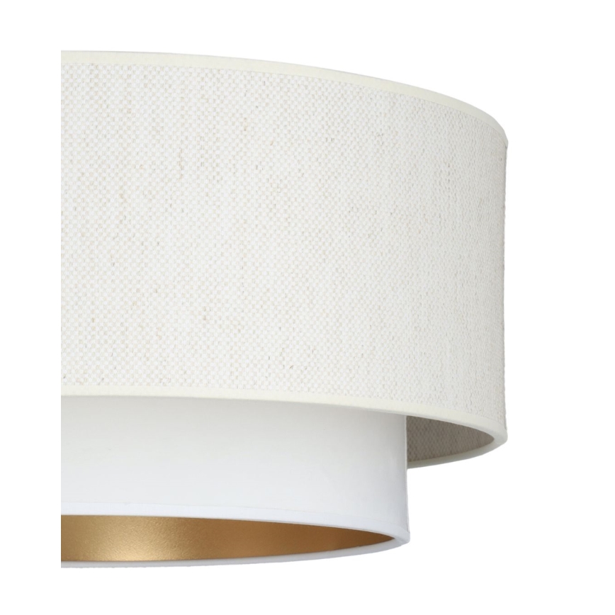 Stropna svetilka NATIA 1xE27/60W/230V premer 45 cm bela