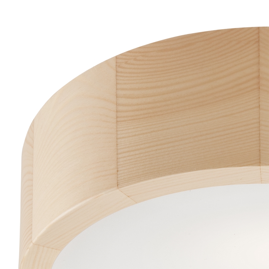 Stropna svetilka NATURAL 1xE27/60W/230V ø 27 cm bor - FSC certifikat