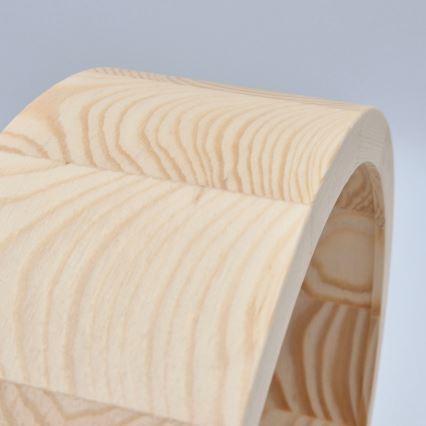 Stropna svetilka za kopalnico NATURAL 2xE27/15W/230V IP54 borovina ? 27 cm