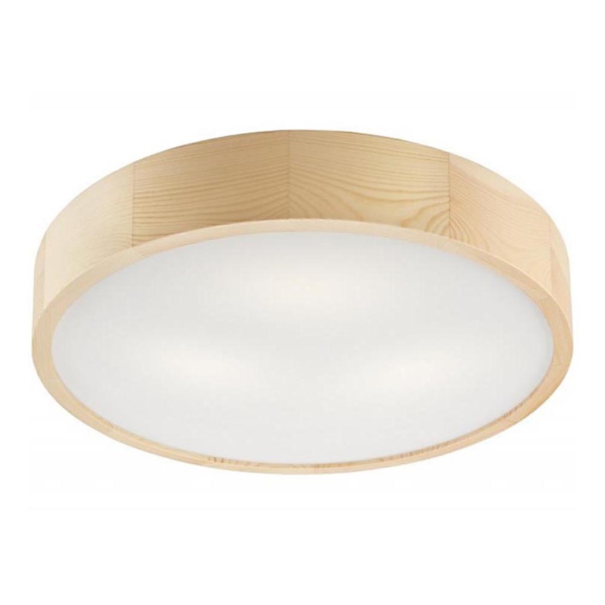 Stropna svetilka NATURAL 3xE27/60W/230V ø 47 cm bor