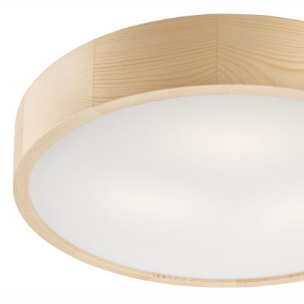 Stropna svetilka NATURAL 3xE27/60W/230V ø 47 cm bor