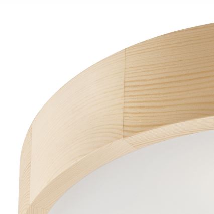 Stropna svetilka NATURAL 3xE27/60W/230V ø 47 cm bor
