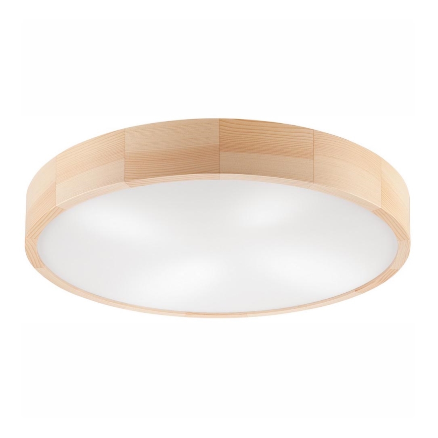 Stropna svetilka NATURAL 4xE27/60W/230V ø 57 cm bor