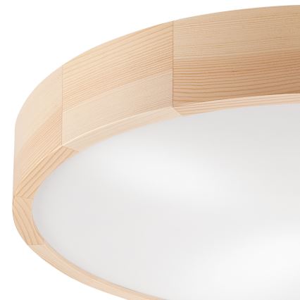 Stropna svetilka NATURAL 4xE27/60W/230V ø 57 cm bor
