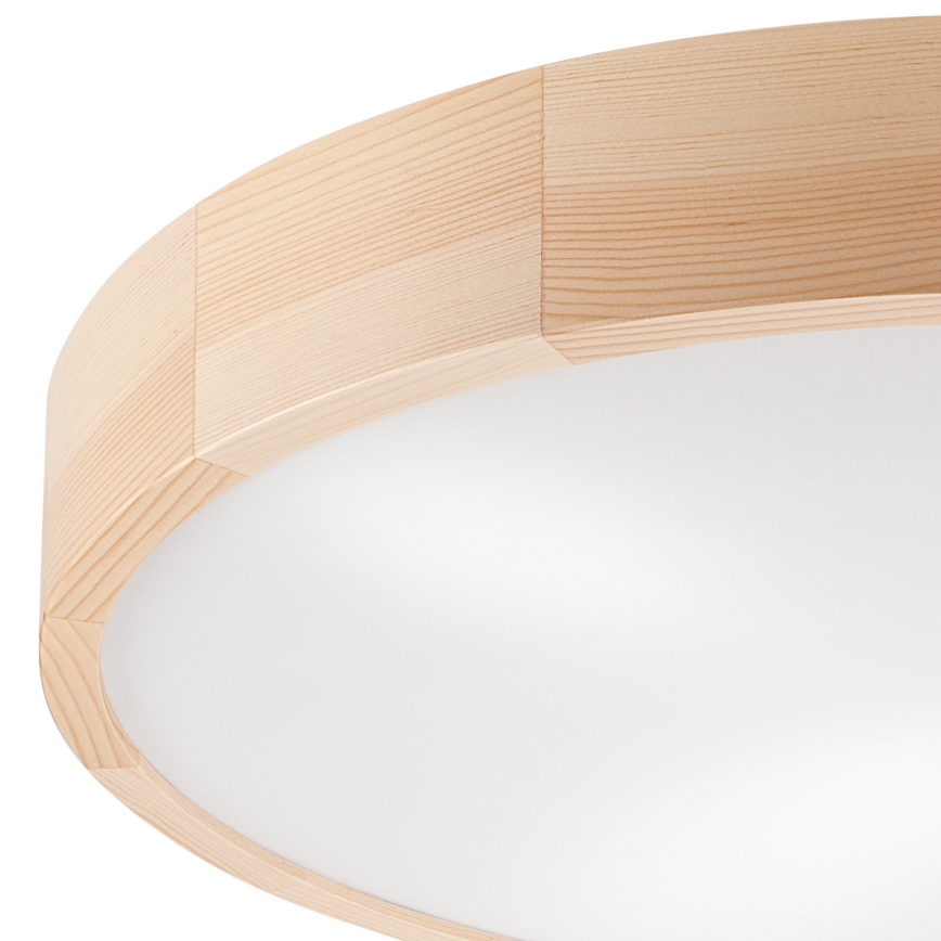 Stropna svetilka NATURAL 4xE27/60W/230V ø 57 cm bor