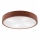 Stropna svetilka NATURAL 4xE27/60W/230V ø 57 cm bor/rjava