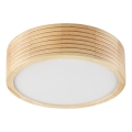 Stropna svetilka NATURAL MODERN 1xE27/15W/230V premer 27,5 cm borovina