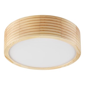 Stropna svetilka NATURAL MODERN 1xE27/15W/230V premer 27,5 cm borovina