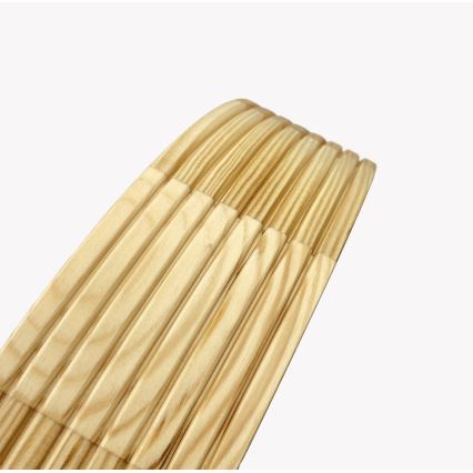 Stropna svetilka NATURAL MODERN 2xE27/15W/230V, Ø 37,5 cm, iz borovega lesa