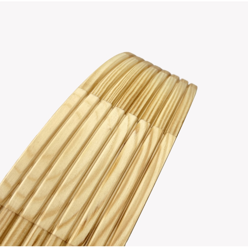 Stropna svetilka NATURAL MODERN 2xE27/15W/230V, Ø 37,5 cm, iz borovega lesa