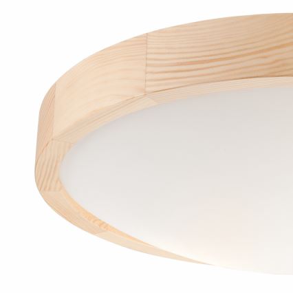 Stropna svetilka NATURAL SLIM 2xE27/60W/230V ø 37 cm bor