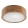 Stropna svetilka OAK 1xE27/60W/230V hrast premer 27,5 cm