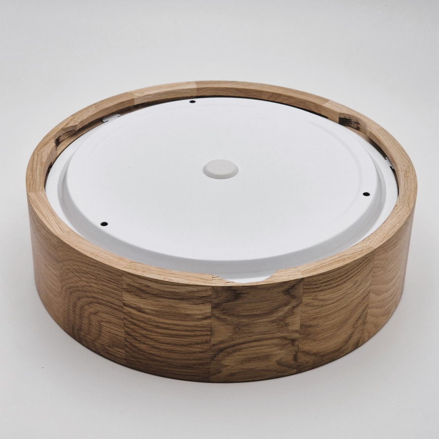 Kopalniška stropna svetilka OAK 2xE27/15W/230V IP54 hrast ø 27 cm