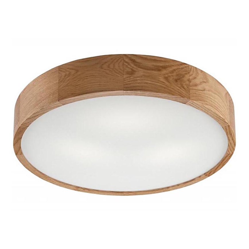 Stropna svetilka OAK 3xE27/60W/230V hrast ø 47,5 cm