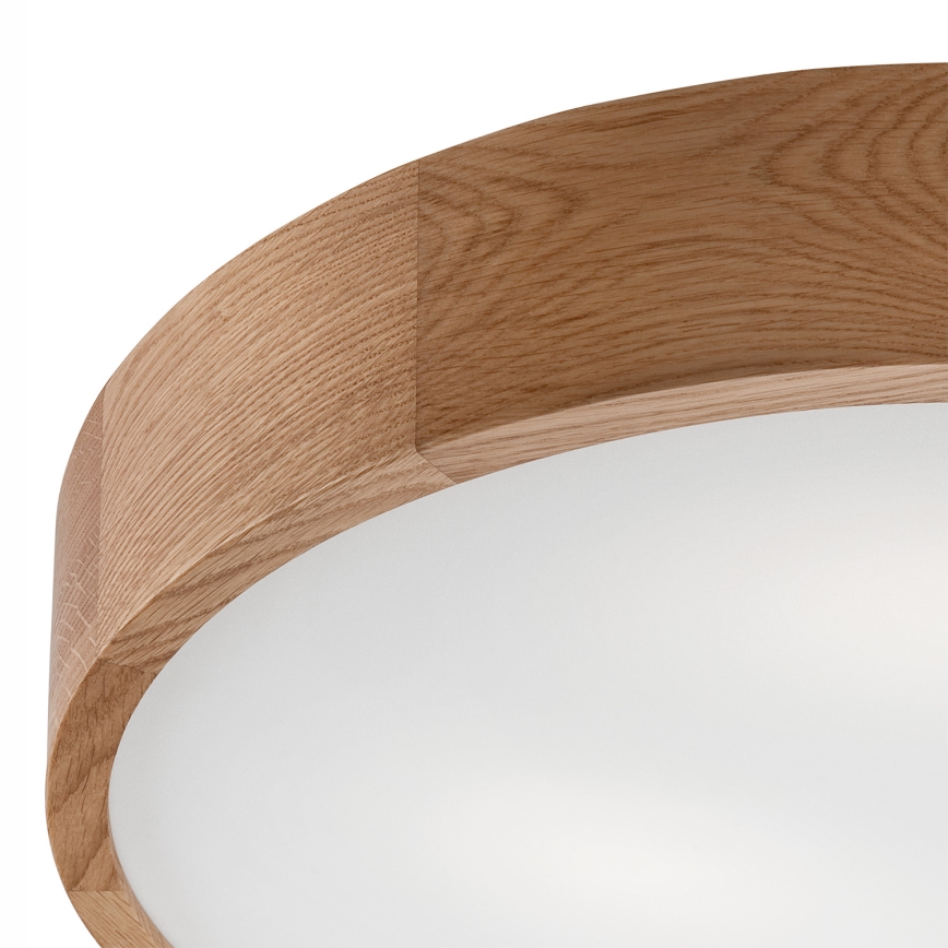 Stropna svetilka OAK 3xE27/60W/230V hrast ø 47,5 cm